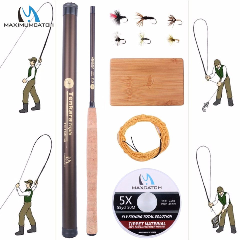 Fly Line - Maximumcatch 9-13FT V-Tenkara 막대 복장 IM10/36T