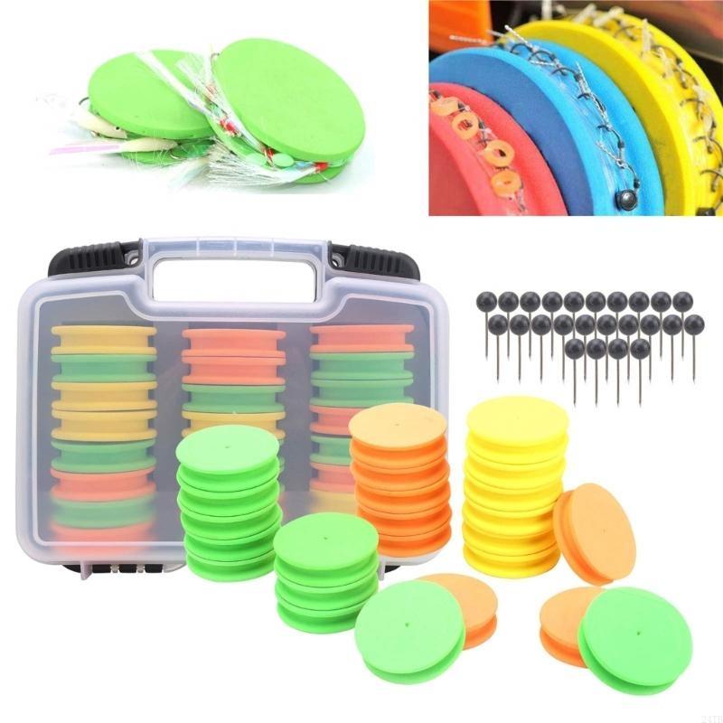 24Pcs 낚싯줄 보관 홀더 보관 상자 스풀러 와인더  - Fishing Line Dispenser 리뷰 및 가격