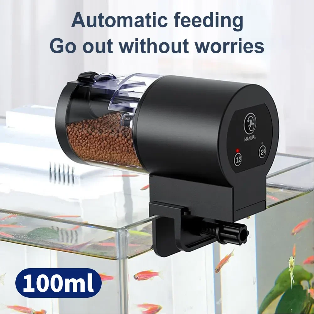 자동 디지털 타이머 어항 자동 급식기, 수족관 연못용, - Fishing Line Dispenser 리뷰 및 가격