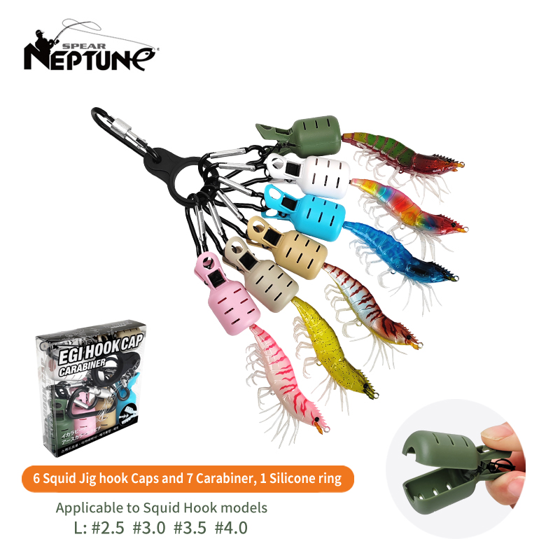 새로운 오징어 지그 미끼 보호기 키트 6pcs Webf - Fishing Line Dispenser 리뷰 및 가격